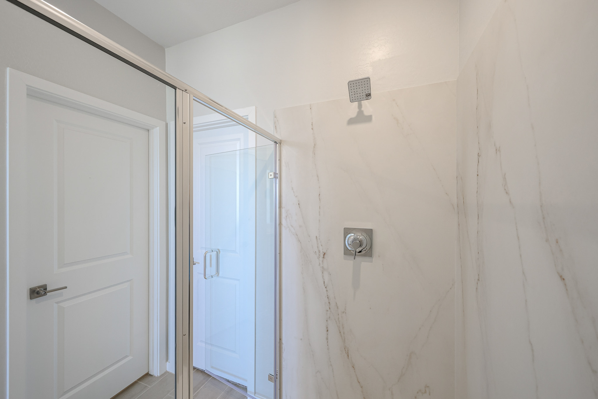 A door and a window.