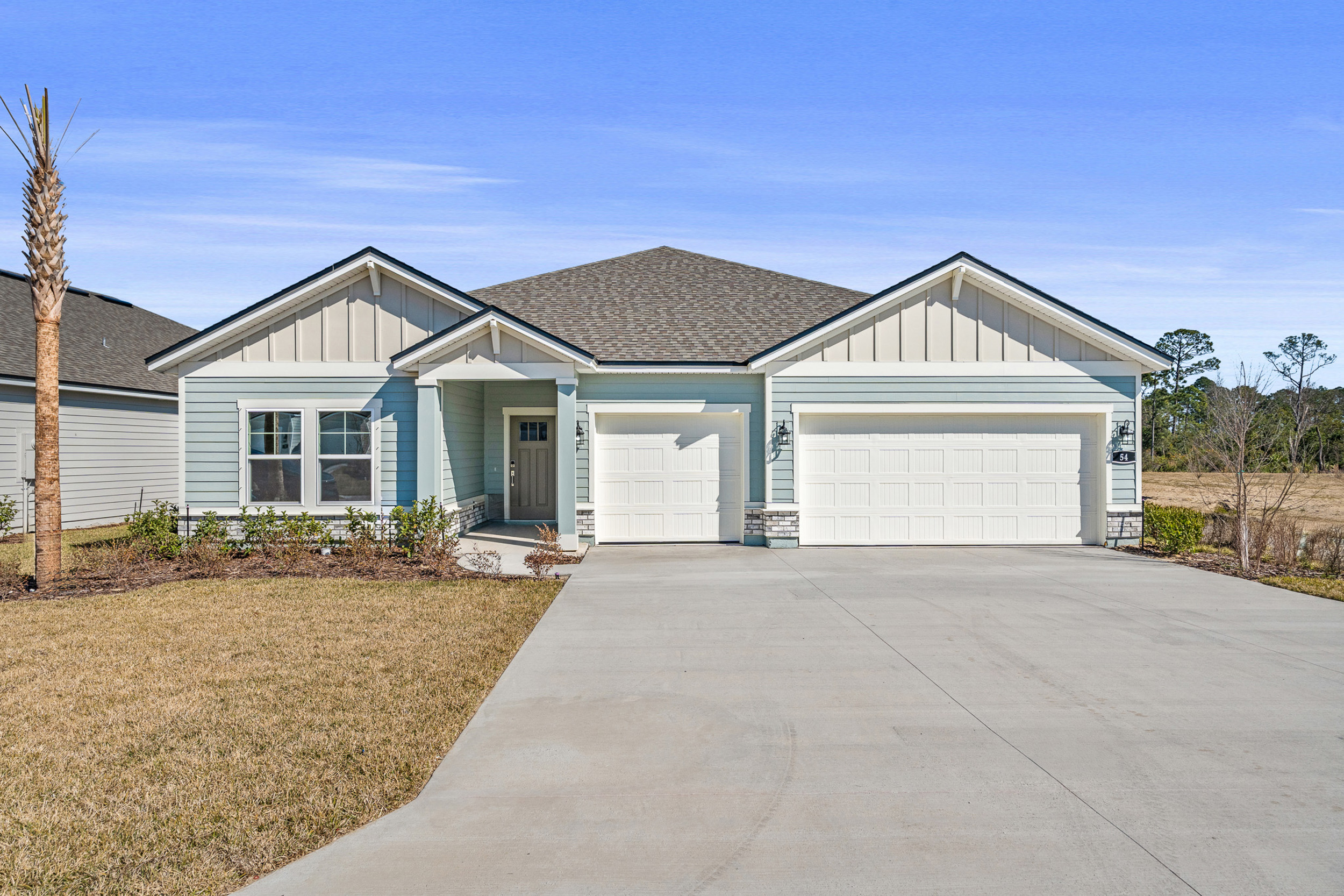 Lot 139 Front Exterior with Brick at Reserve East