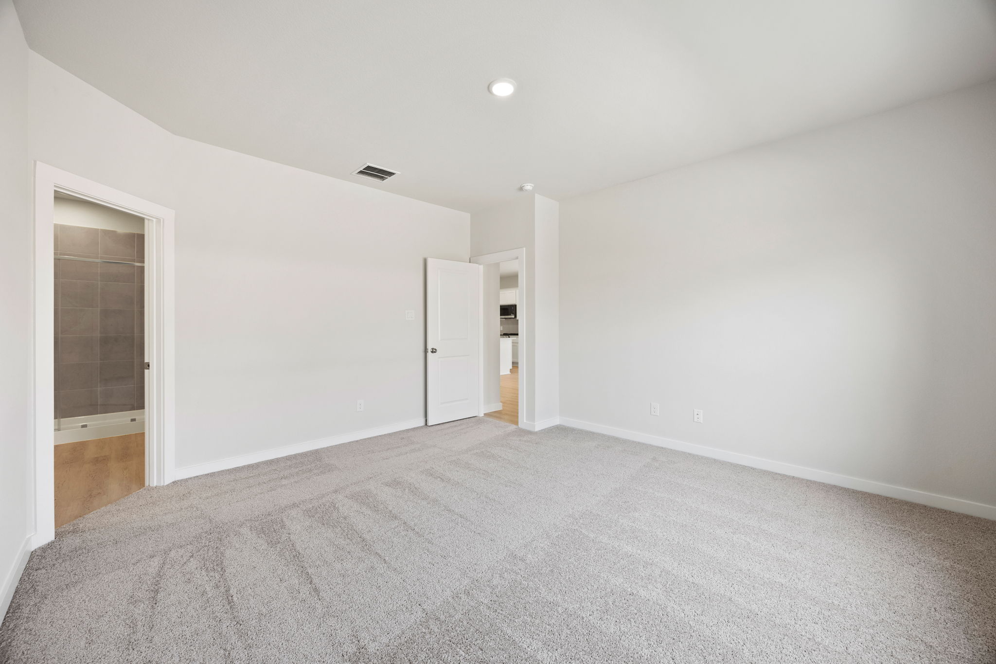 A room with white walls.