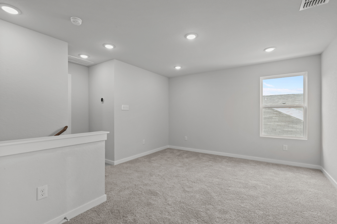 A room with white walls.